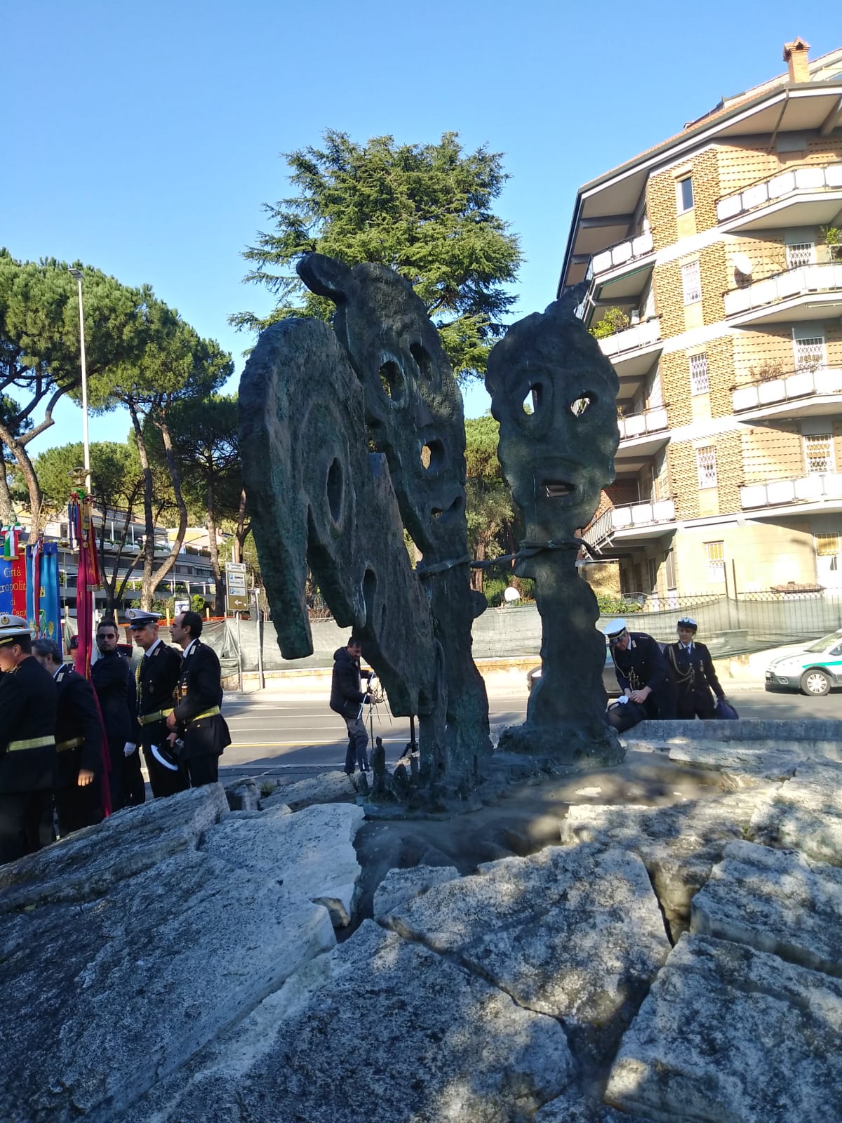 Inaugurazione delle pietre di inciampo dedicate ai profughi Giuliano-Dalmati